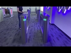 उच्च गति कार्ड रीडर पैदल यात्री सुरक्षा गेट्स एक्सेस कंट्रोल ऐक्रेलिक स्विंग आर्म के साथ