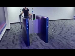 304 स्टेनलेस स्टील फ्लैप बैरियर गेट सुरक्षा फ्लैप टर्नस्टाइल एक्सेस कंट्रोल सिस्टम