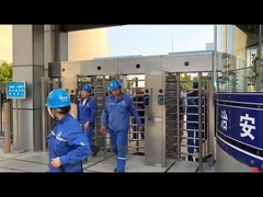 स्वचालित पैदल यात्री प्रणाली उच्च सुरक्षा टर्नस्टाइल पार्किंग सुविधाएं घुमावदार गेट