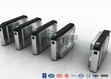 खरीदें Waist High Turnstile Security Systems , Biological Recognition Flap Barrier Gate online manufacture