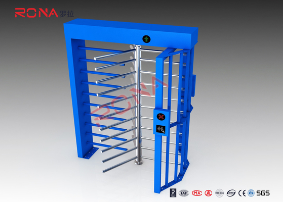 खरीदें Full Height Turnstile RFID Card Reader Fingerprint Stainless Steel Turnstiles Secure Turn Style Gate online manufacture