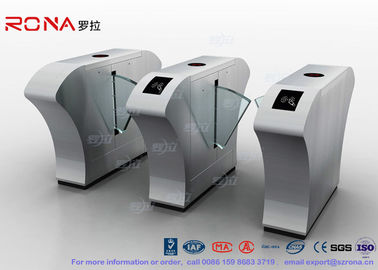 खरीदें Airport Flap Barrier Gate RFID Interface Waist High Bidirectional Flap Barrier Turnstile online manufacture