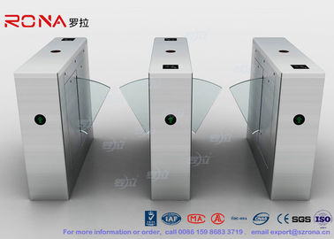 खरीदें Multi - Lane Half Height Turnstiles , Optical Flap Barrier Access Control Turnstile online manufacture
