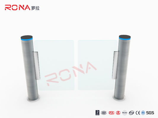 स्मार्ट सिलेंडर दरवाजे के साथ 304 स्टेनलेस स्टील स्पीड गेट टर्नस्टाइल सुपरमार्केट प्रवेश