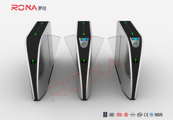 सुरक्षा मेट्रो टर्नस्टाइल बैरियर गेट स्वचालित आधा ऊंचाई फ्लैप बैरियर गेट