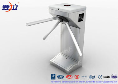 Vertical Tripod Access Control Turnstiles Semi - Auto Compact For Outdoor