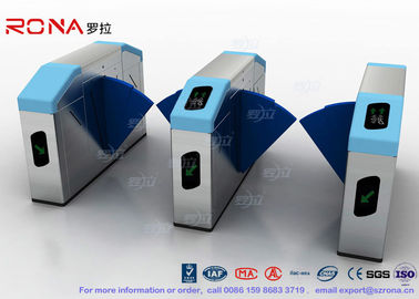 ऑप्टिकल रिट्रैक्टेबल हाफ ऊँचाई टर्नस्टाइल फ्लैप बैरियर टर्नस्टाइल 900 मिमी चौड़ाई