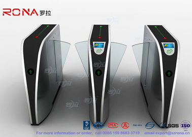 Optical Controlled Access Flap Turnstile Barrier Gate Standard Electric For Office
