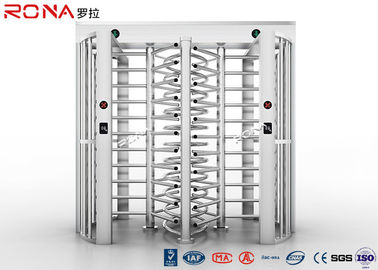 द्वि-दिशात्मक पूर्ण ऊंचाई टर्नस्टाइल रिवॉलविंग मेटल पैसेज एक्सेस कंट्रोल