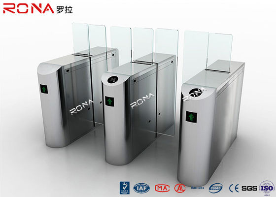 पूर्ण ऊंचाई स्लाइडिंग बैरियर गेट, एक्सेस कंट्रोल बैरियर 220V एसी सर्वो मोटर