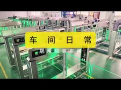 हैंडीकैप चैनल शोकेस के लिए फ़िंगरप्रिंट प्रवेश स्विंग बैरियर गेट स्टेनलेस स्टील