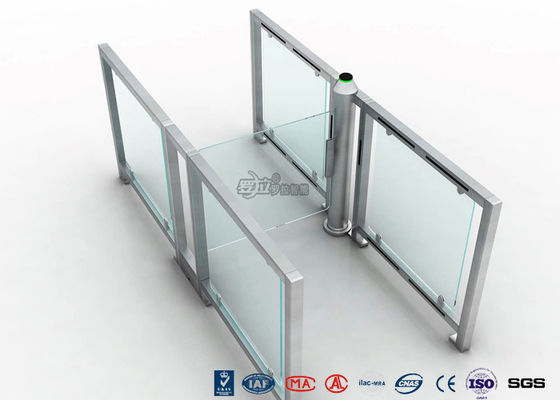 Visitor Entry Access Control Turnstiles , Handicap Pedestrain Luxury Security Swing Gate