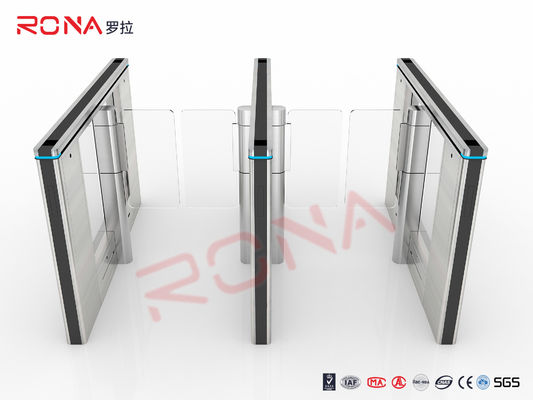 ब्रशलेस सर्वो मोटर के साथ ऑटोमैटिक एक्सेस कंट्रोल स्पीड गेट टर्नस्टाइल 6 पेयर सेंसर