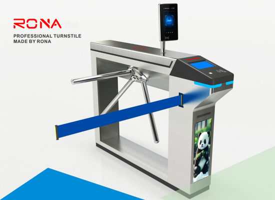 कमर की ऊंचाई तिपाई सुरक्षा द्वार प्रवेश नियंत्रण दृश्य क्षेत्र के लिए चेहरे की पहचान