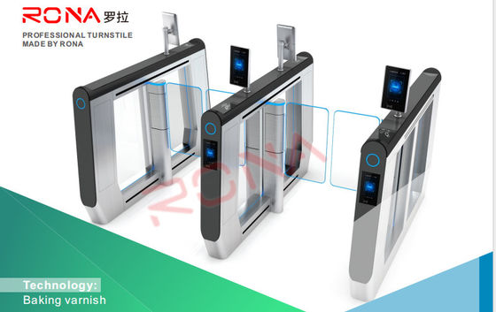 आरएफआईडी कार्ड रीडर फिंगरप्रिंट स्पीड गेट टर्नस्टाइल स्टेनलेस स्टील कार्यालय भवन के लिए