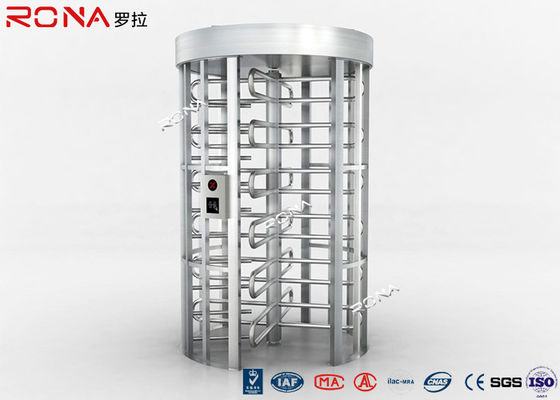आउटडोर एक्सेस कंट्रोल फुल हाई टर्नस्टिल राउंड लिड यू - टाइप आर्म्स OEM / ODM उपलब्ध है