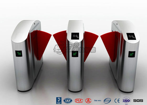 द्वि दिशात्मक घूमने वाला दरवाज़ा बैरियर गेट सुरक्षा ऑप्टिका इंडोर आउटडोर फ्लैप प्रवेश